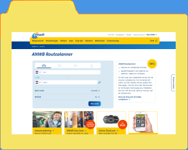 Routeplanner van de ANWB