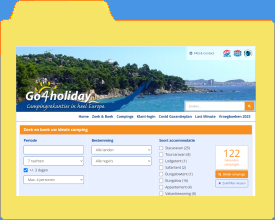 Go4holiday voor campingvakanties